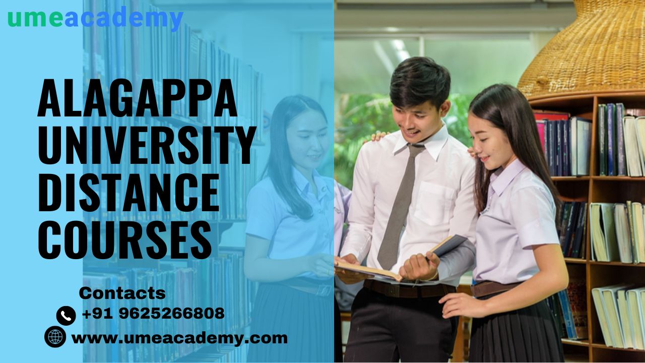 Alagappa University Distance Courses